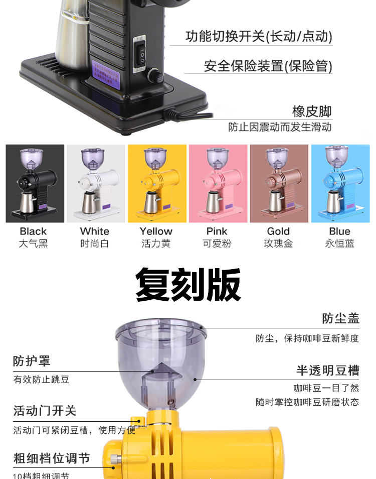 Trong nước nhỏ Fuji thương mại thép súng ma mài răng đĩa đơn tay cà phê máy xay cà phê để gửi bàn chải muỗng - Cà phê dụng cụ pha cold brew