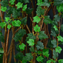 Artificial grape leaves fake flowers rattan pipe occlusion winding green plant ceiling leaves Plastic vines Green leaf decoration