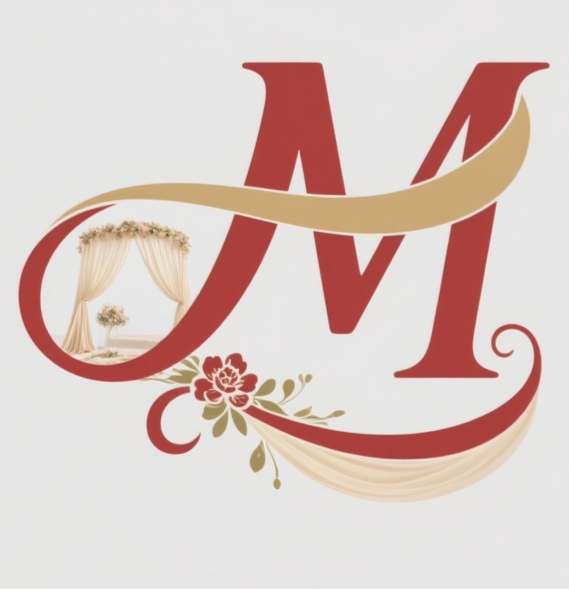 梦花海婚庆布艺道具厂的LOGO