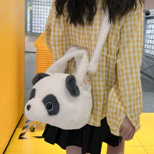 Мультяшная японская милая плюшевая кукла, сумка через плечо для школьников, панда