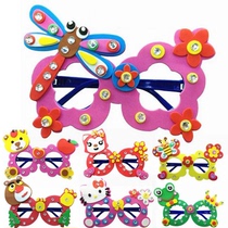 Childrens Day gift EVA Diamond Glasses Birthday DIY three-dimensional Manual paste 3D Three-dimensional Sticker Baby Toy