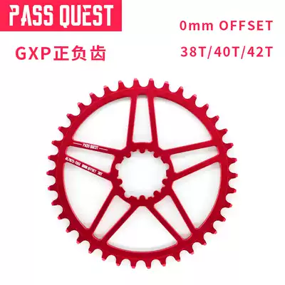PASS QUEST gxp positive and negative teeth BB30 single disc gear straight dub x1 x9 x0 38 40 42T