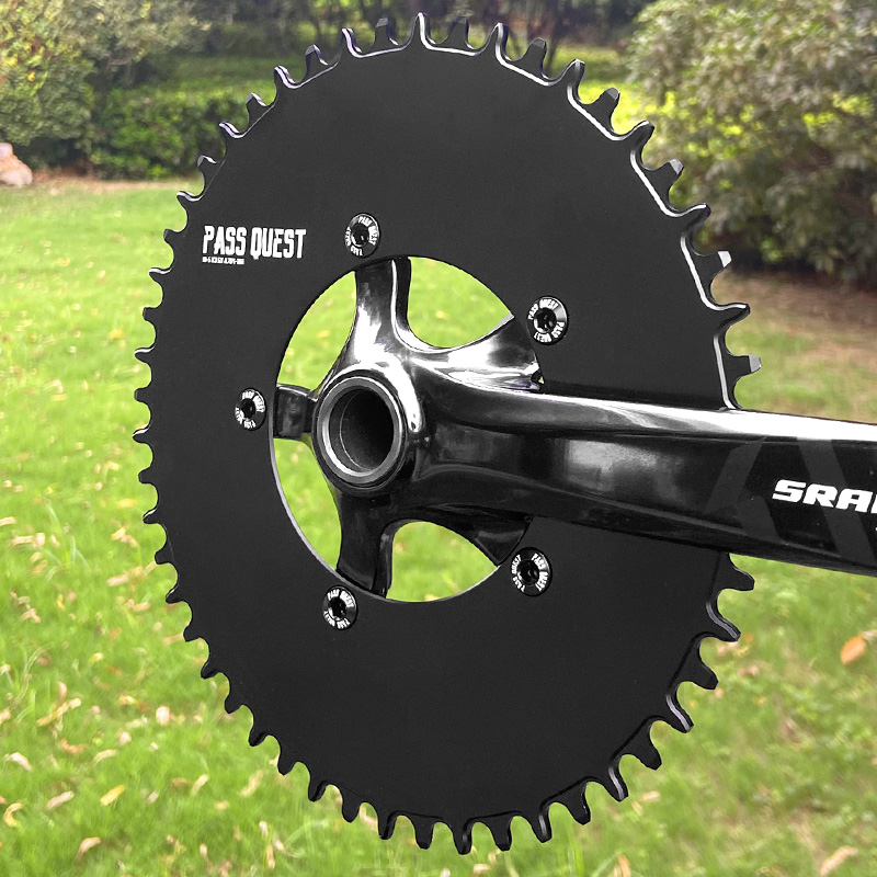 PASS QUEST 110bcd Pentagon Road Car Single 3550 APEX Folding Bicycle Positive and Negative Tooth Disk