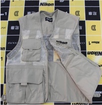 Multi-pocket padded professional outdoor multi-pocket thin vest photography fishing vest mens waistcoat jacket