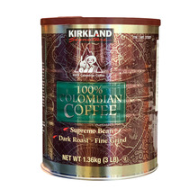 American original Kirkland Kirkland deep roasted Colombian coffee powder 1360G can