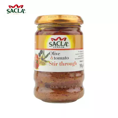 Original imported spaghetti sauce Sacla Sacla olive tomato spaghetti 190g