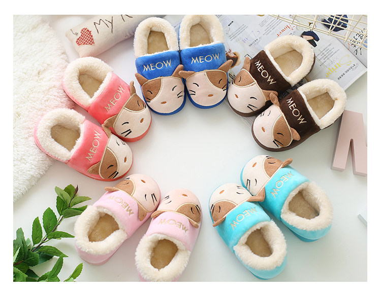 Pantoufles enfants en suède pour hiver - semelle plastique - Ref 1018252 Image 32