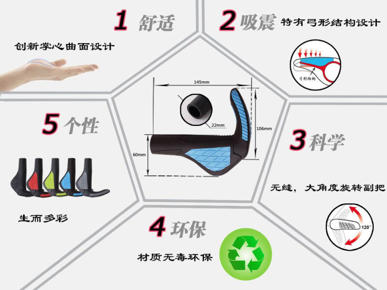 Poignées de vélo EASYDO - Ref 2352728 Image 8