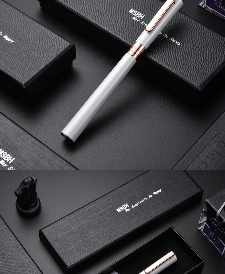 Ручка перьевая 【买二份送一份】msbh礼福lif铱金练字书写钢笔台湾制造德国工艺德国bock尖新品 Painted environment