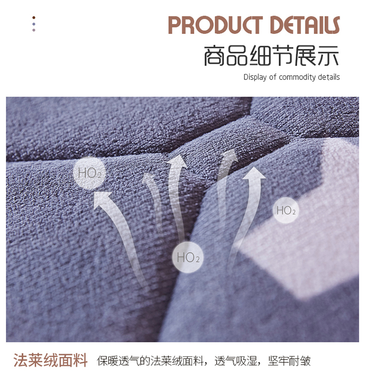 Flannel nệm 1,5m giường ngủ nệm sinh viên ký túc xá 1,8m nệm nhà 2 m đôi Simmons cao su tổng hợp