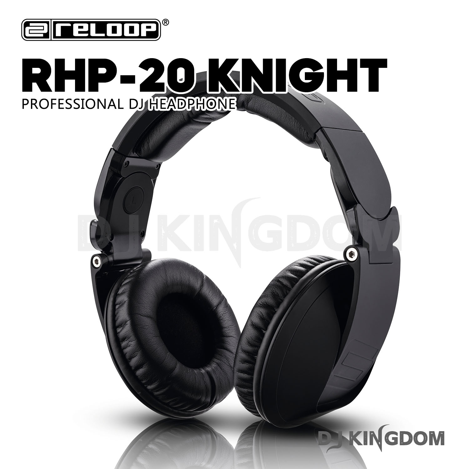 Reloop RHP-20 Knight Night Knight High Quality DJ Monitor Headphones