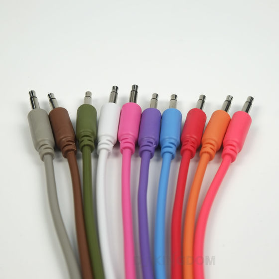 신디사이저 모듈 케이블 EuroRackModular3.5mmPatchCable 팩당 5개