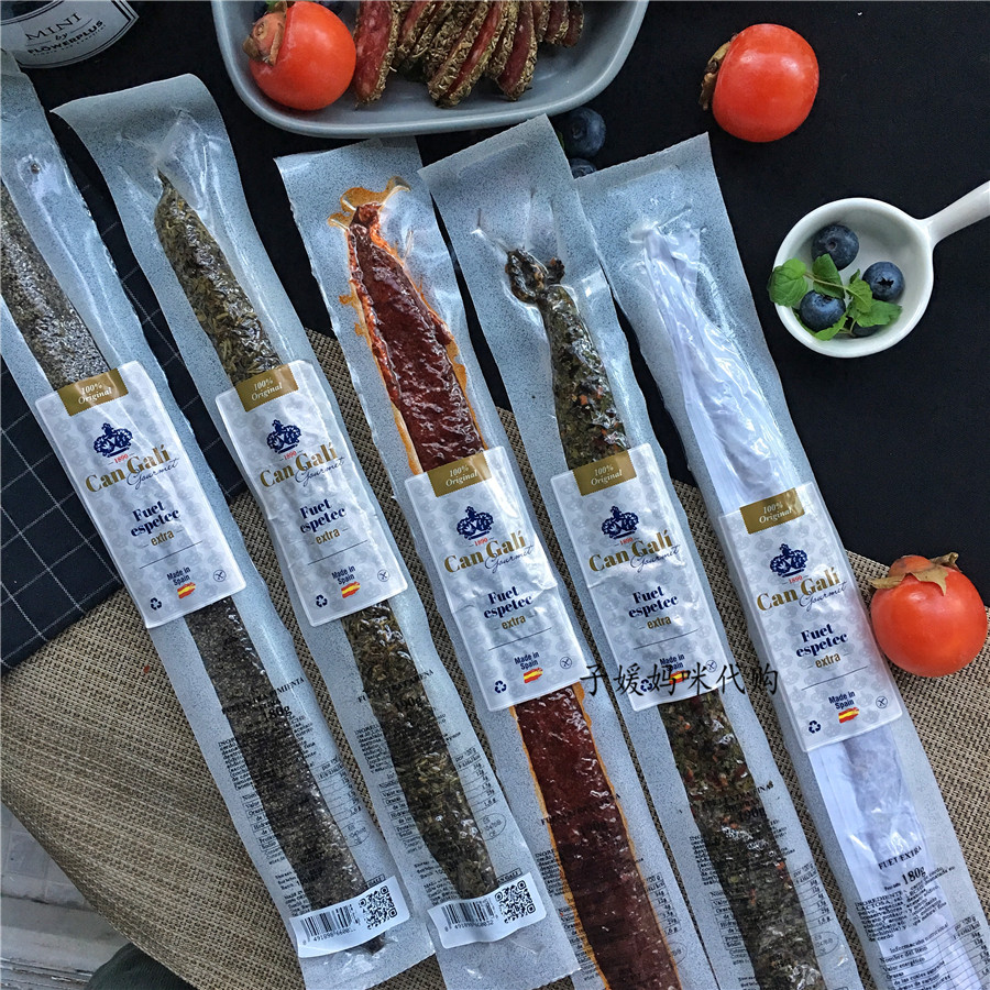 Spot Spain imported salami salami slice ready-to-eat sausage 180g combination 5 in 1