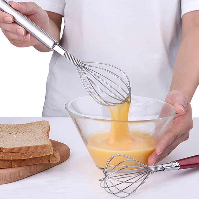 Mini-eggbeater manually Home Stainless Steel Whipped Egg batter Egg Instrumental Kitchen Small Tool Spoilers Stirrers