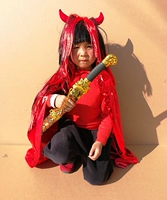 Одежда монстров (парик парик из красного пирога коричневый тигровый нож)