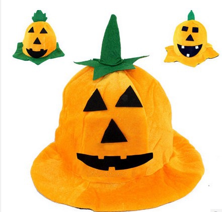 Halloween cung cấp lễ hội ma giả trang mũ hiệu suất đường bí ngô mũ trẻ em người lớn mũ bí ngô cao cấp - Sản phẩm Đảng / Magic / Hiệu suất đồ hóa trang halloween