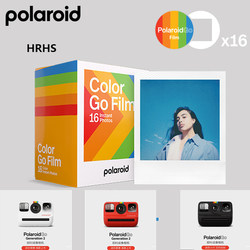 공식 PolaroidGo 컬러 이중 포장 필름 폴라로이드 미니 레트로 인화지 선물 선물
