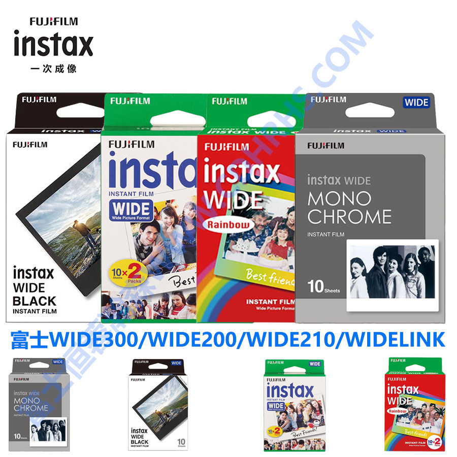 Fuji beats up 5-inch phase paper instax 210 wide 300 W300 20 sheets of photographic paper