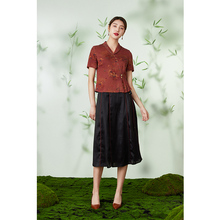 New Giovanni silk design Xiangyun gauze skirt with mulberry silk 100 Gowani Chinese style EM2D783501
