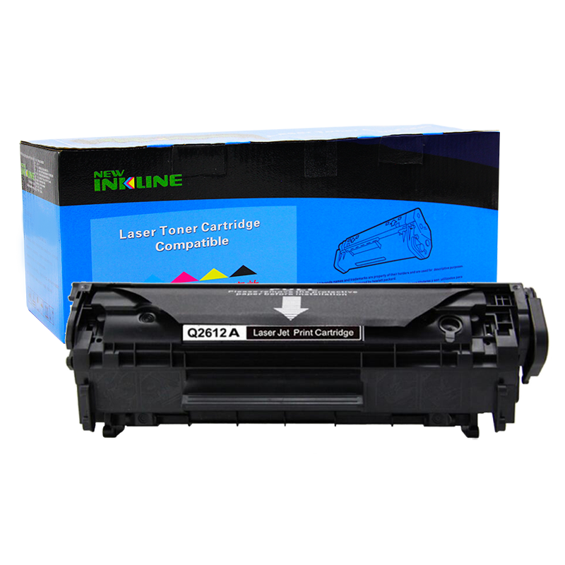 Liên minh Anh cho HP hp2612a hp1010 m1005 1020 1018 1012 1022 Canon 2900 3000 303T hộp bột 12a fx9 dễ dàng thêm hộp mực 2612A - Hộp mực