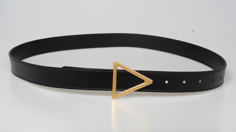 Fashion Metal Triangle Buckle Belt display picture 2