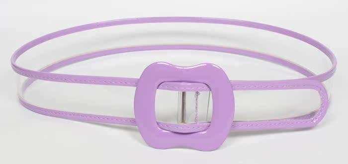 Fashion Plastic Transparent Wide Belt display picture 7