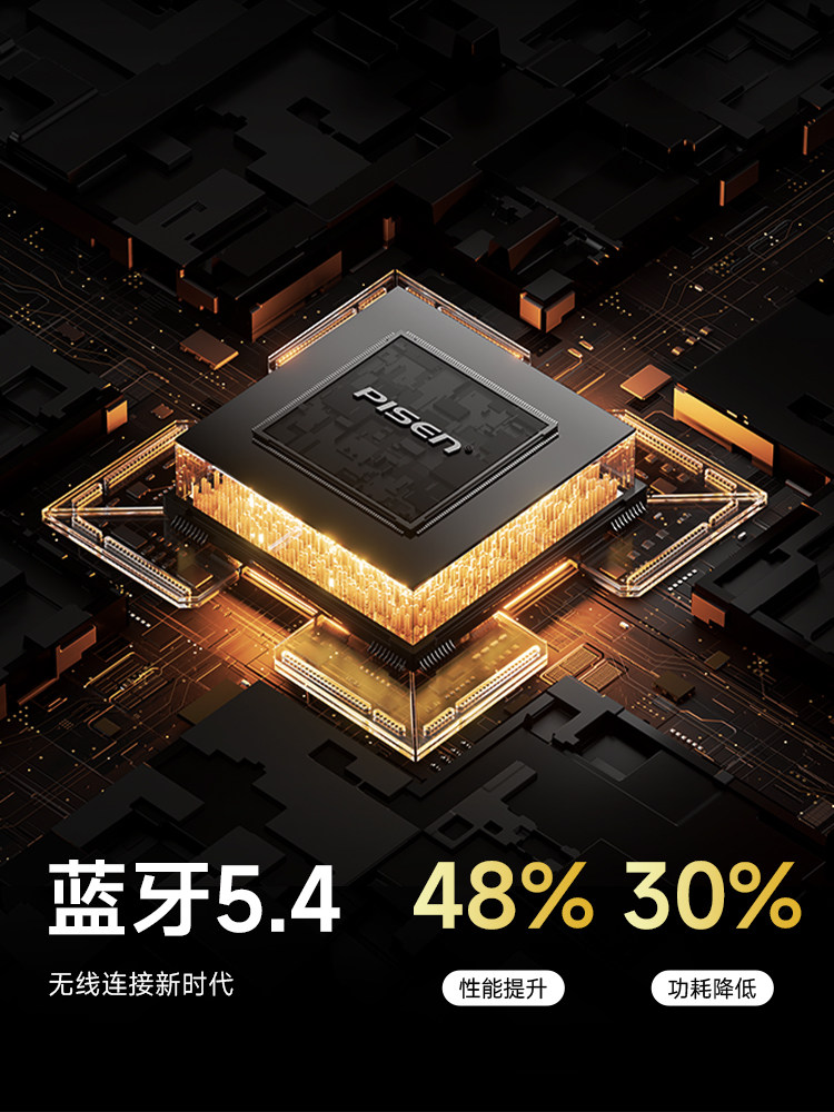 [3C Certification] Pinsheng O1 Bluetooth Earphones, Ear-Hanging Bone Conduction Sports Wireless Earphones, High Sound Quality, Long Battery Life