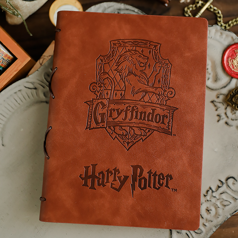 Harry Potter Badge Academy Retro Notebook Hogwarts Magic Castle Notepad Thickened Soft Cover