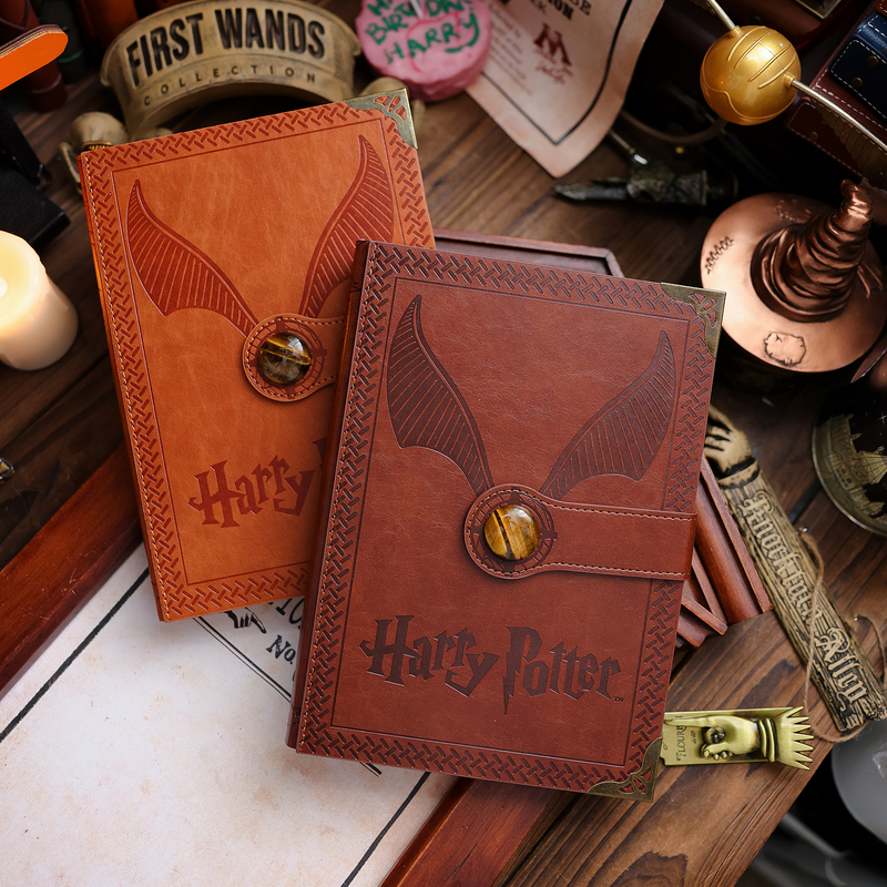 Authentic Harry Potter Loose-Leaf Notebook Golden Snitch Diary Notepad Magnetic Buckle Hogwarts House Gift Authentic Harry Potter Loose-Leaf Notebook Golden Snitch Diary Notepad Magnetic Buckle Hogwarts House Gift