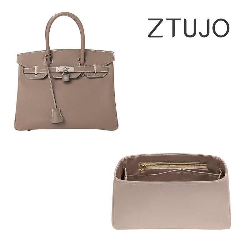 【Ztujo New Model】Suitable for Hermès Birkin Inner Bag, Imported from the Uk, Made of Genuine Silk for Storage