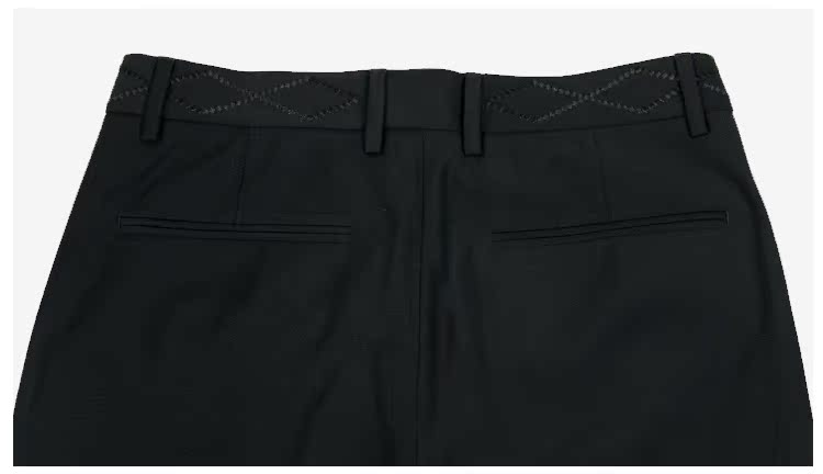 Quần len mùa thu Slim nam co giãn phù hợp với quần chân váy công sở giản dị phiên bản Hàn Quốc của quần len Anh quần dài nam