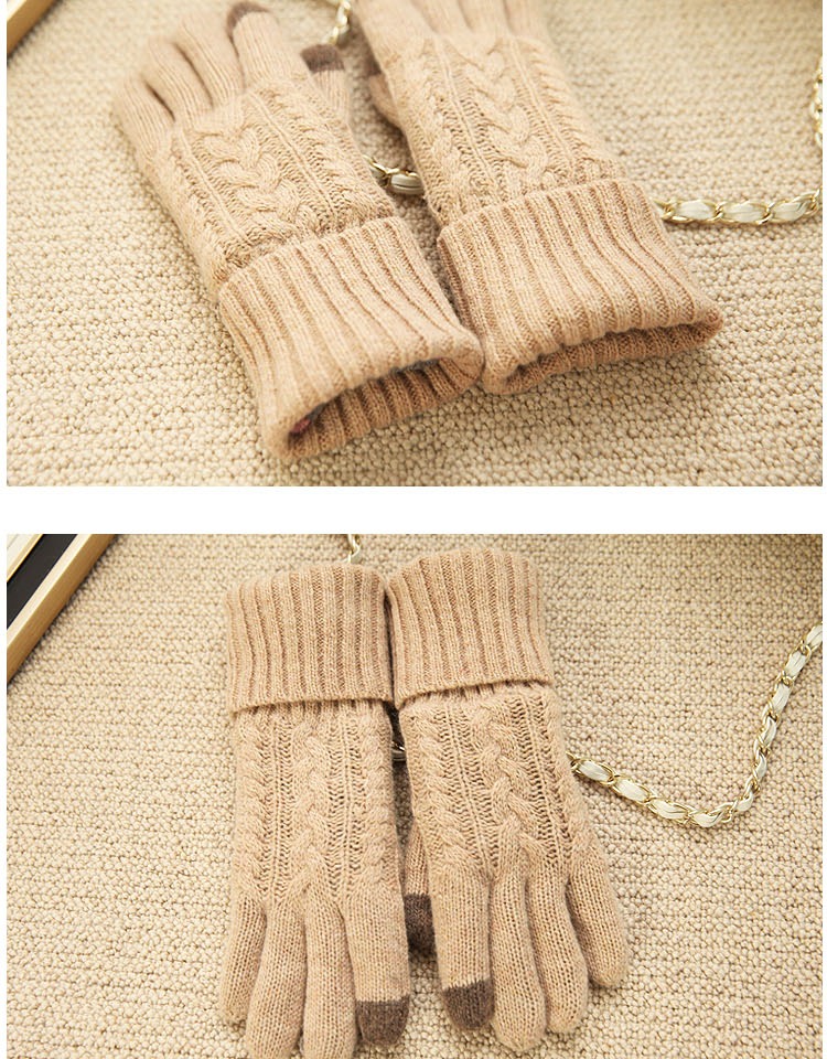 Gants pour homme en Laine Cachemire - Ref 2782601 Image 29