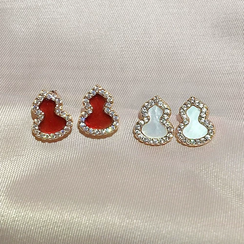 Кирин макияж мать маленькая ? 022 Популярный новый жирный цвет  Серьги When's Wen