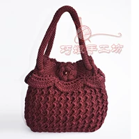 Темно-бордовая сумка