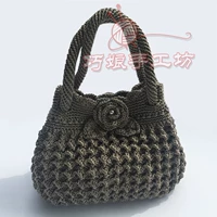 Мышиная серая сумочка готовая продукт