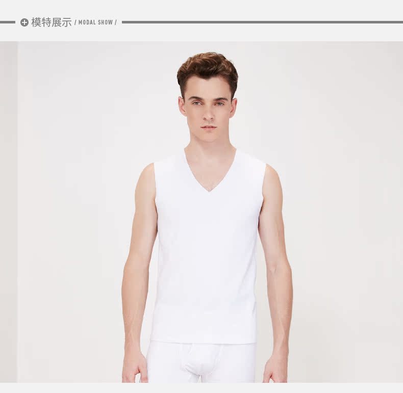 Dây tóc chim ấm áp áo vest nam không có dấu vết đau lòng Cửa hàng kinh doanh cashmere cashmere không tay áo mùa thu đông áo lót nam đẹp