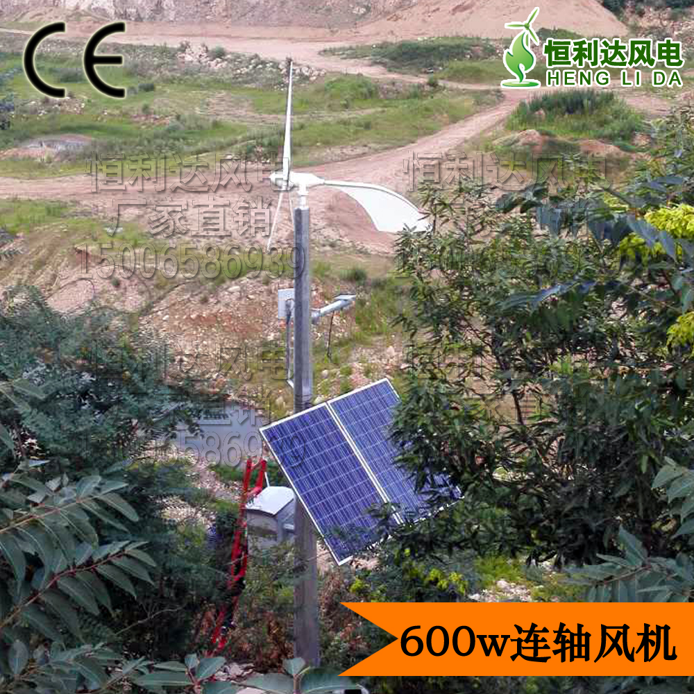 600w Home rotary shaft wind power generator scenery complementary rotating shaft patent small wind power generator 600w