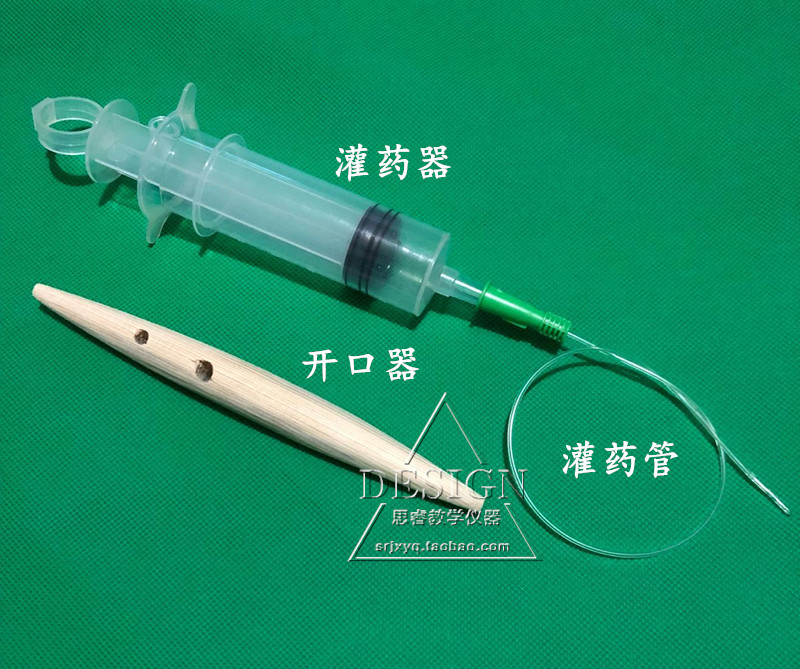 小猫/小狗/兔子 小动物灌胃管 喂药器  灌胃器 兔子灌药套装 软管
