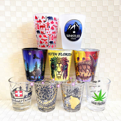 Clearance sale of Canadian elk, lion, green leaf, turtle, city beauty, scenery, small wine glass, vodka wine glass, water glass