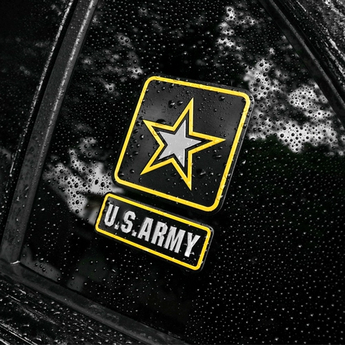 Армейские алюминиевые автомобили личные металлические модели украшения Creative 3d S Трехмерные наклейки с царапинами задних хвостов