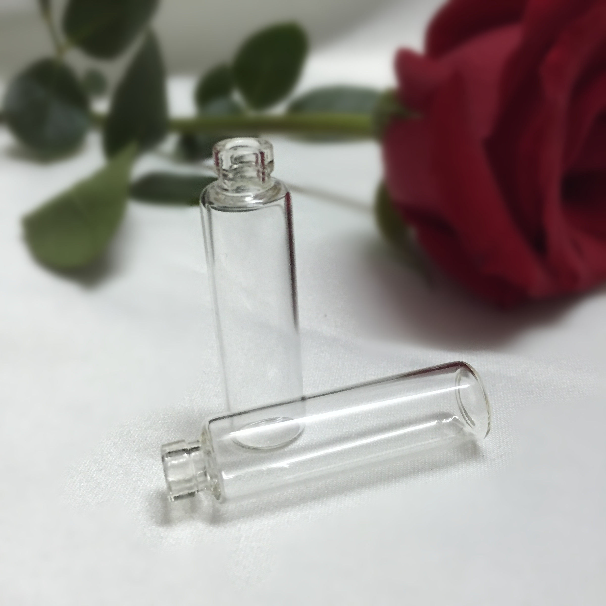 Perfume Essential Oils Slim penicillin bottle pull pipe sample reagent bottle bayonet stopper bottle