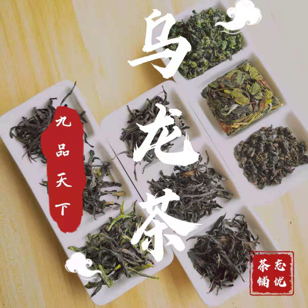 Wangyou Tea Shop Jiupin Tianxia Nine kinds of oolong tea tasting package Cinnamon Narcissus Tieguanyin Frozen Top Single Cong Tea