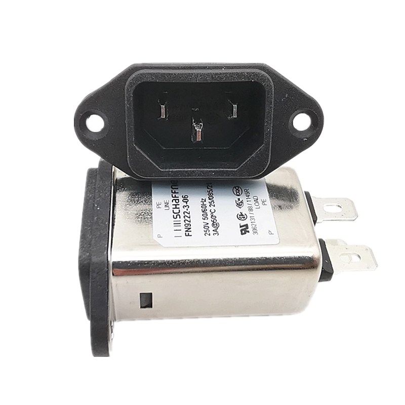 SCHAFFNER Socket Power Filter FN9222-3-06 New Original Spot 220V 3A