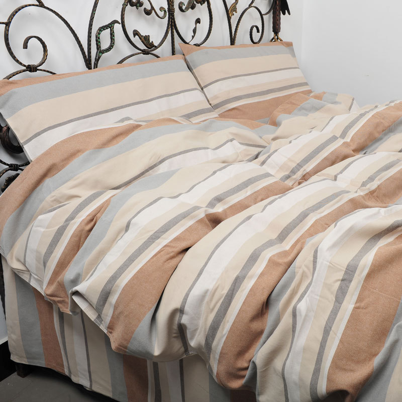 【Free Shipping by Sf Express】Xifang Original Encrypted Pure Cotton Yarn-Dyed Coarse Cloth Single Bed Sheet, Available in Larger Sizes