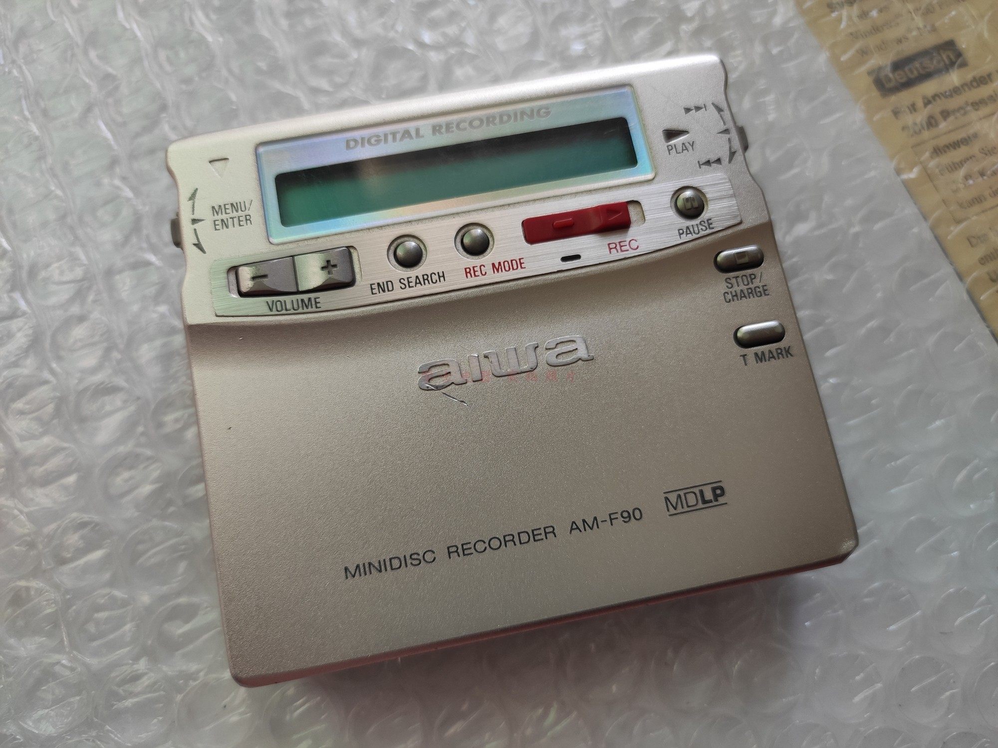 aiwa AM-F90 MD随身听爱华末代MD录放机音质靓X1F902评价- 淘宝网