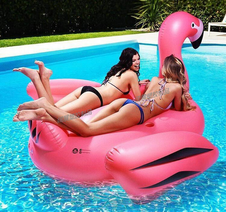 Environmentally friendly thickened 190CM with cup holder cup Cave rope Inflatable Flak Pink Bird Powder Swans Floating for a Riding