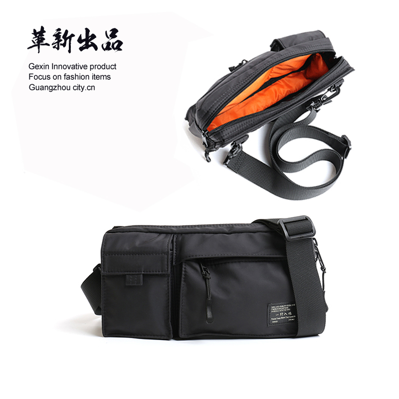 21SS new product SHOULDER BAG nylon fabric waterproof single shoulder diagonal bag male hip-hop pocket light small bag