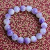 Tím trắng Cầu vồng Phoenix Chalcedony Nữ Crystal Stone Bracelet Sweet Lavender Vòng tay tím đá thạch anh tóc vàng Vòng đeo tay Clasp