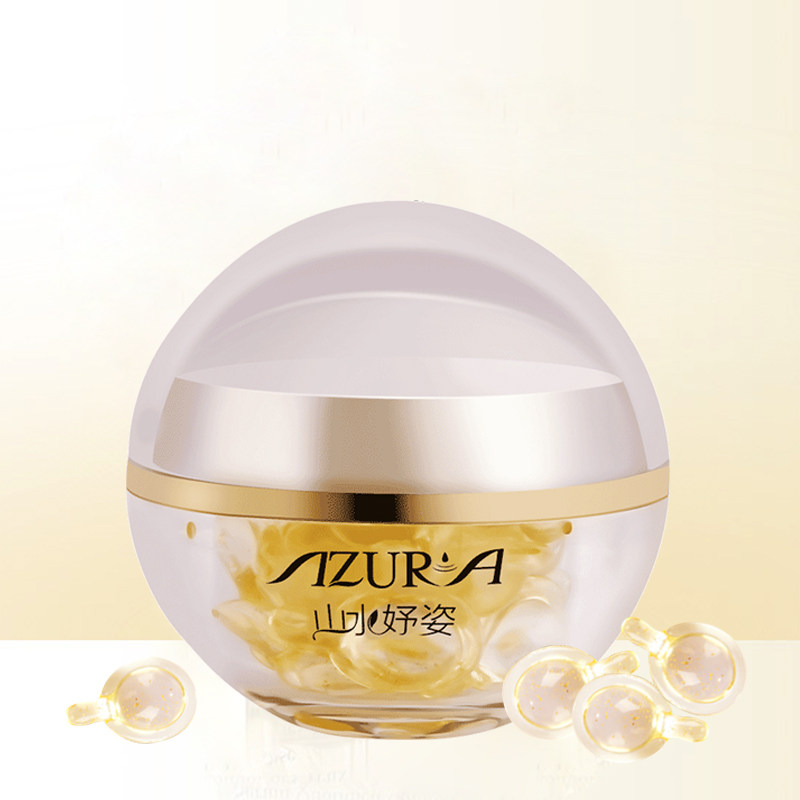 Landscape posture and space Face Essence capsule gold 25 compact Moisturizing Light Wrinkle Essence