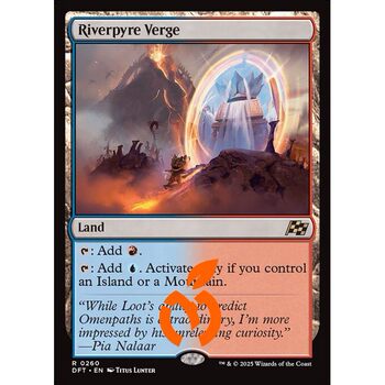 [True Orange] Magic: the Gathering Regular/Foil Riverpyre Verge Ethereal Drift Dft